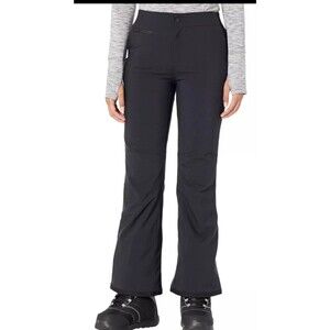 Obermeyer Sugarbush Stretch Pants Black Womens Size 12 Ski Snowboard Winter